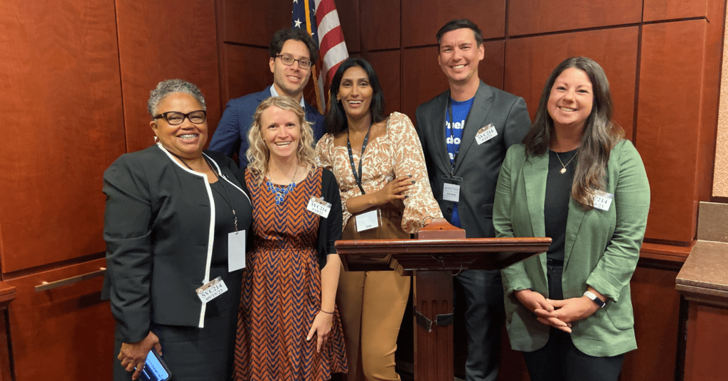 Pictured are members of the Water Equity & Climate Resilience Caucus at their water affordability panel at Capitol Hill.