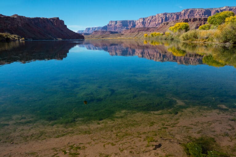 Canyon of the Colorado river in Utah, USA
